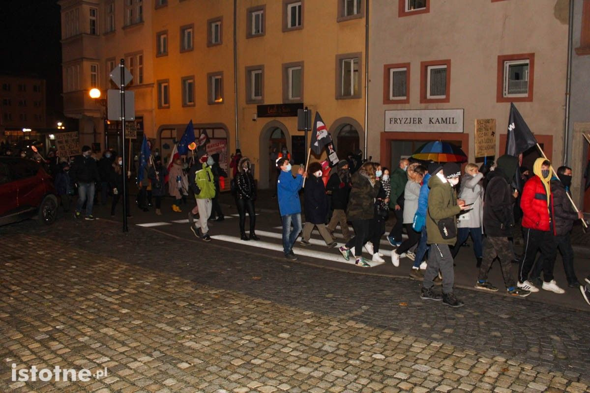 Strajk Kobiet i Marta Lempart we Lwówku Śląskim