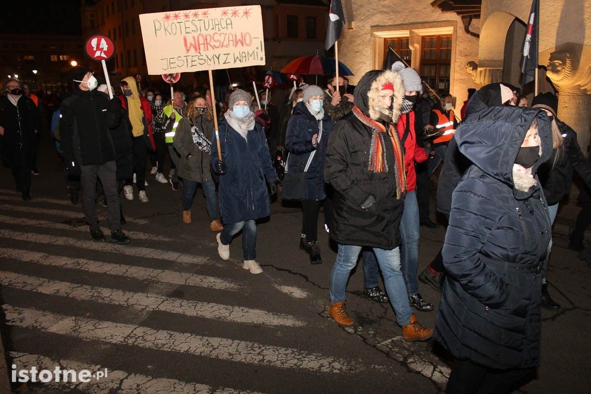 Strajk Kobiet i Marta Lempart we Lwówku Śląskim