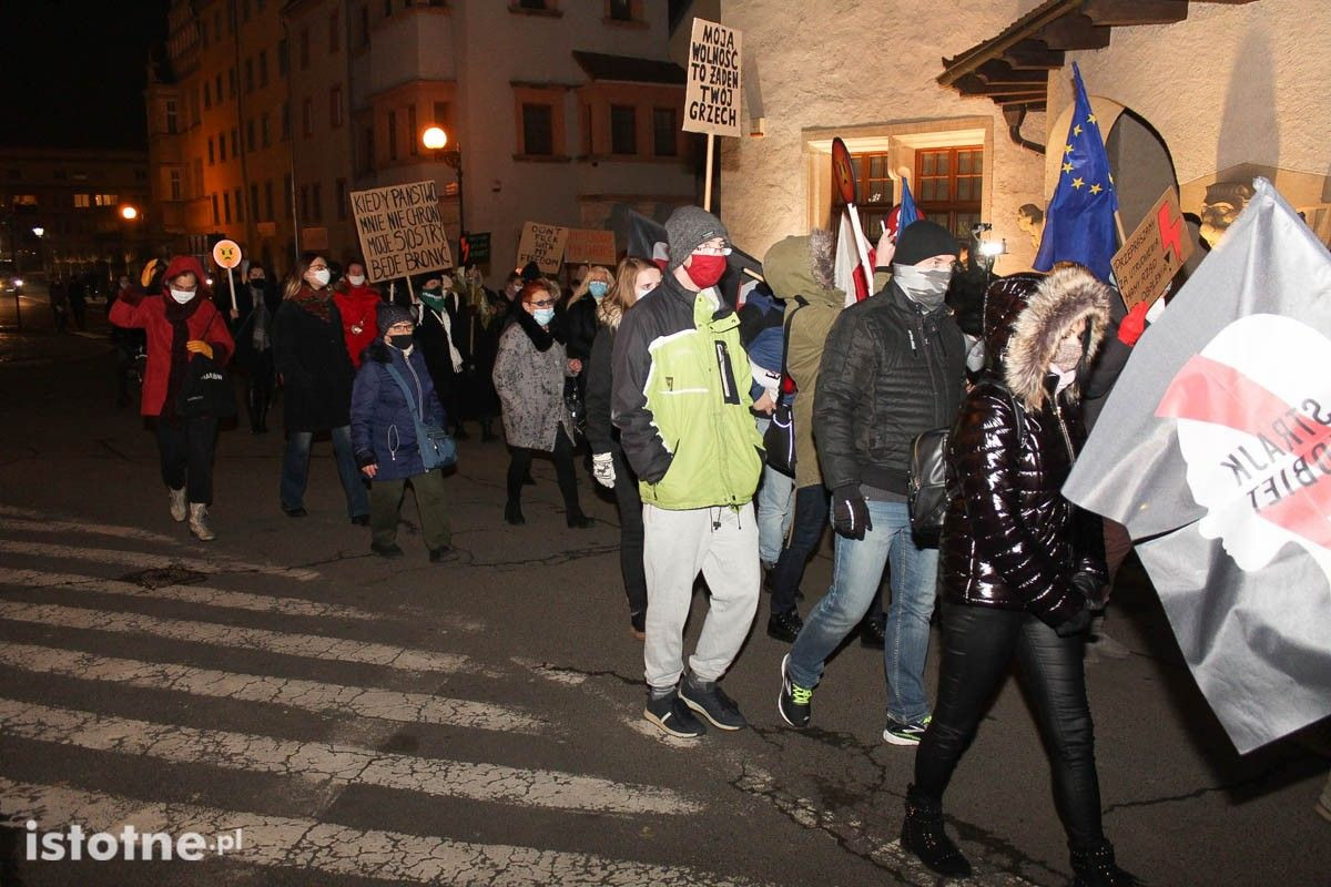 Strajk Kobiet i Marta Lempart we Lwówku Śląskim