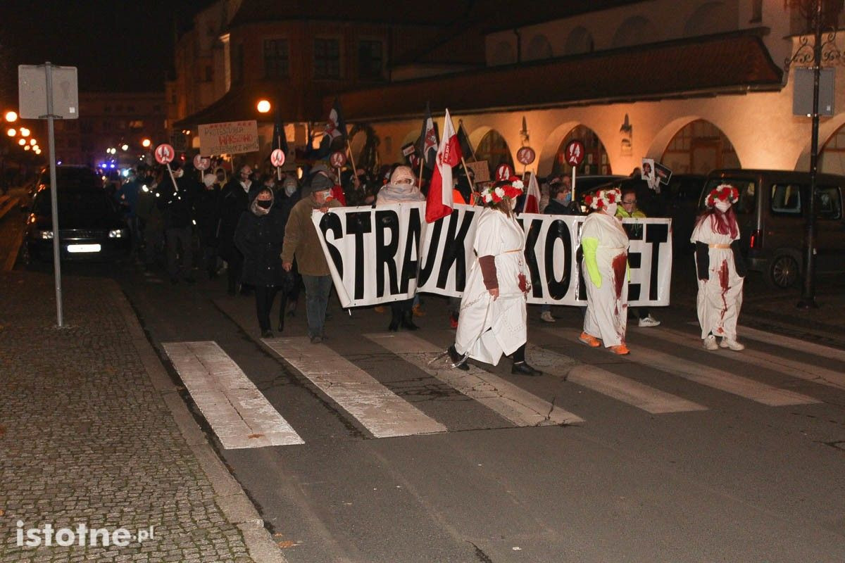 Strajk Kobiet i Marta Lempart we Lwówku Śląskim