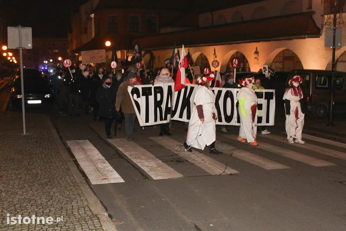 Strajk Kobiet i Marta Lempart we Lwówku Śląskim