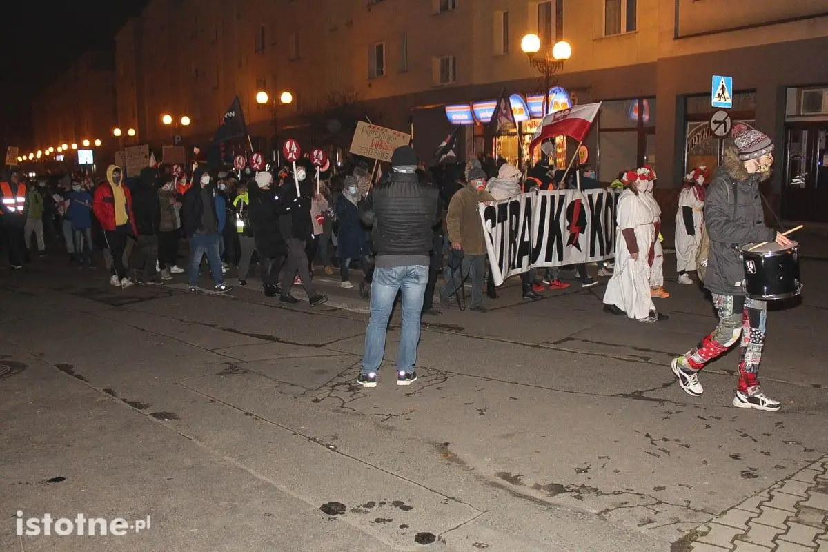 Strajk Kobiet i Marta Lempart we Lwówku Śląskim