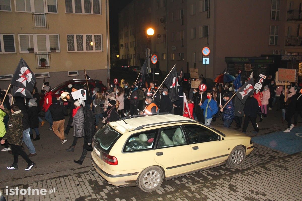 Strajk Kobiet i Marta Lempart we Lwówku Śląskim