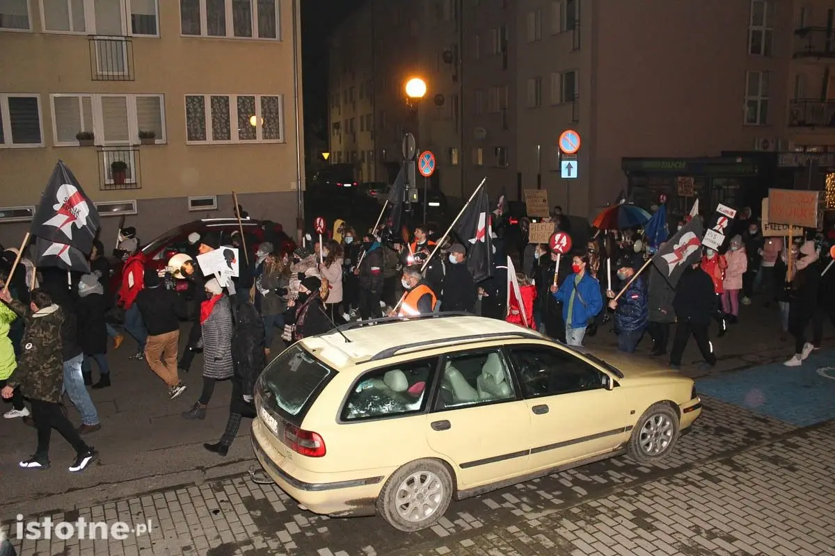 Strajk Kobiet i Marta Lempart we Lwówku Śląskim
