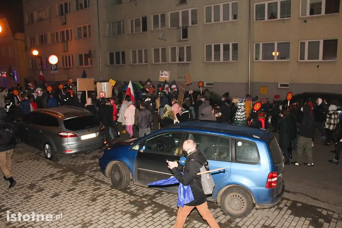 Strajk Kobiet i Marta Lempart we Lwówku Śląskim