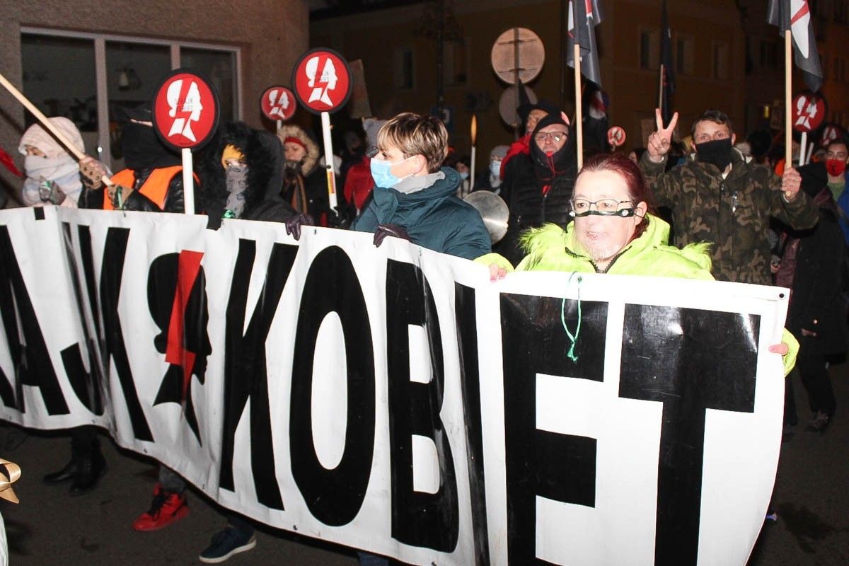 Strajk Kobiet i Marta Lempart we Lwówku Śląskim