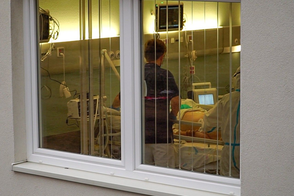 Pierwszy pacjent w szpitalu modułowym w Bolesławcu