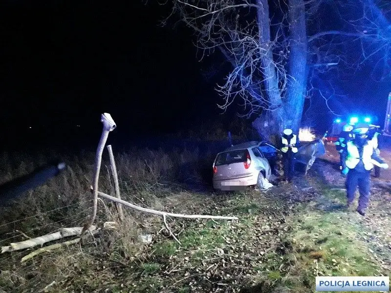 Wypadek pod Legnicą