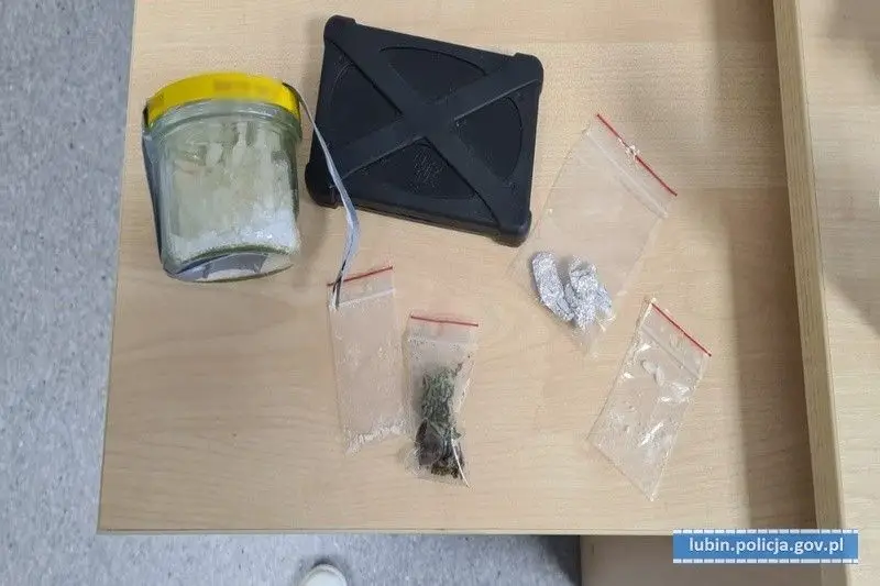 Narkotyki przechwycone przez lubińską policję