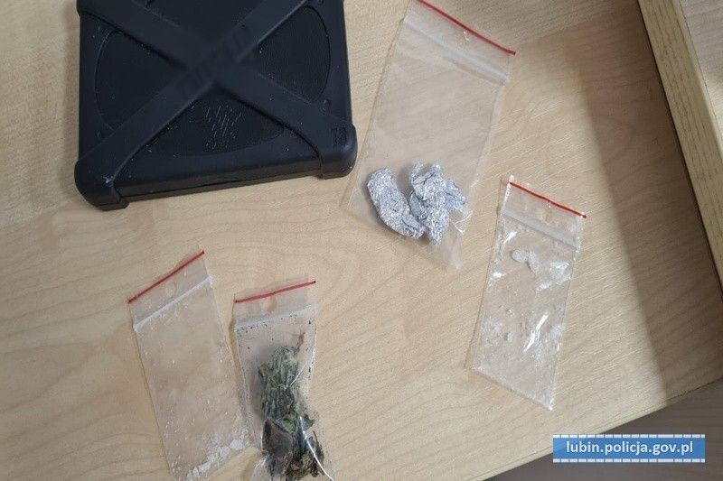 Narkotyki przechwycone przez lubińską policję
