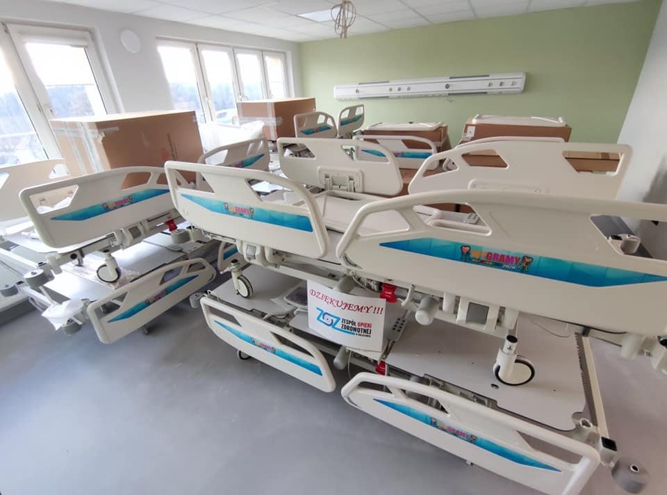 Łóżka ufundowane przez WOŚP w bolesławieckim szpitalu