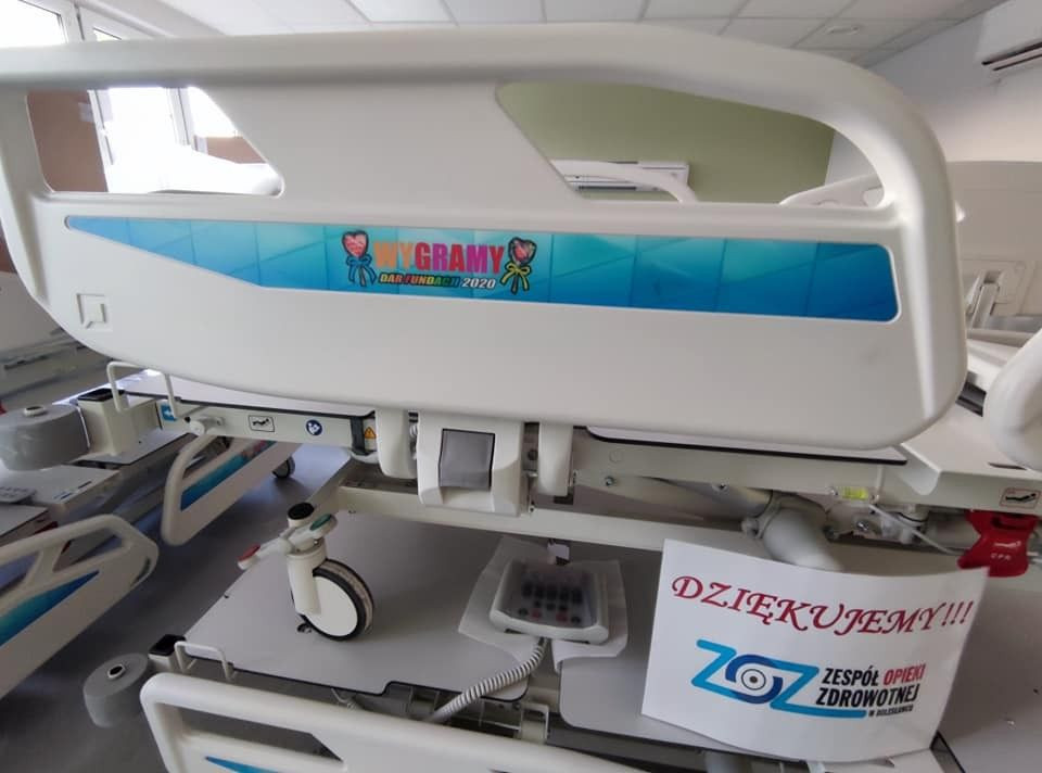 Łóżka ufundowane przez WOŚP w bolesławieckim szpitalu