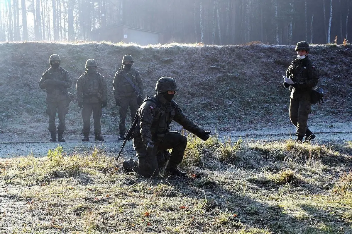 Przyszli podoficerowie 23 Śląskiego Pułku Artylerii w trakcie kursu instruktorsko-metodycznego