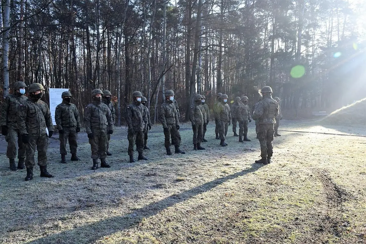 Przyszli podoficerowie 23 Śląskiego Pułku Artylerii w trakcie kursu instruktorsko-metodycznego