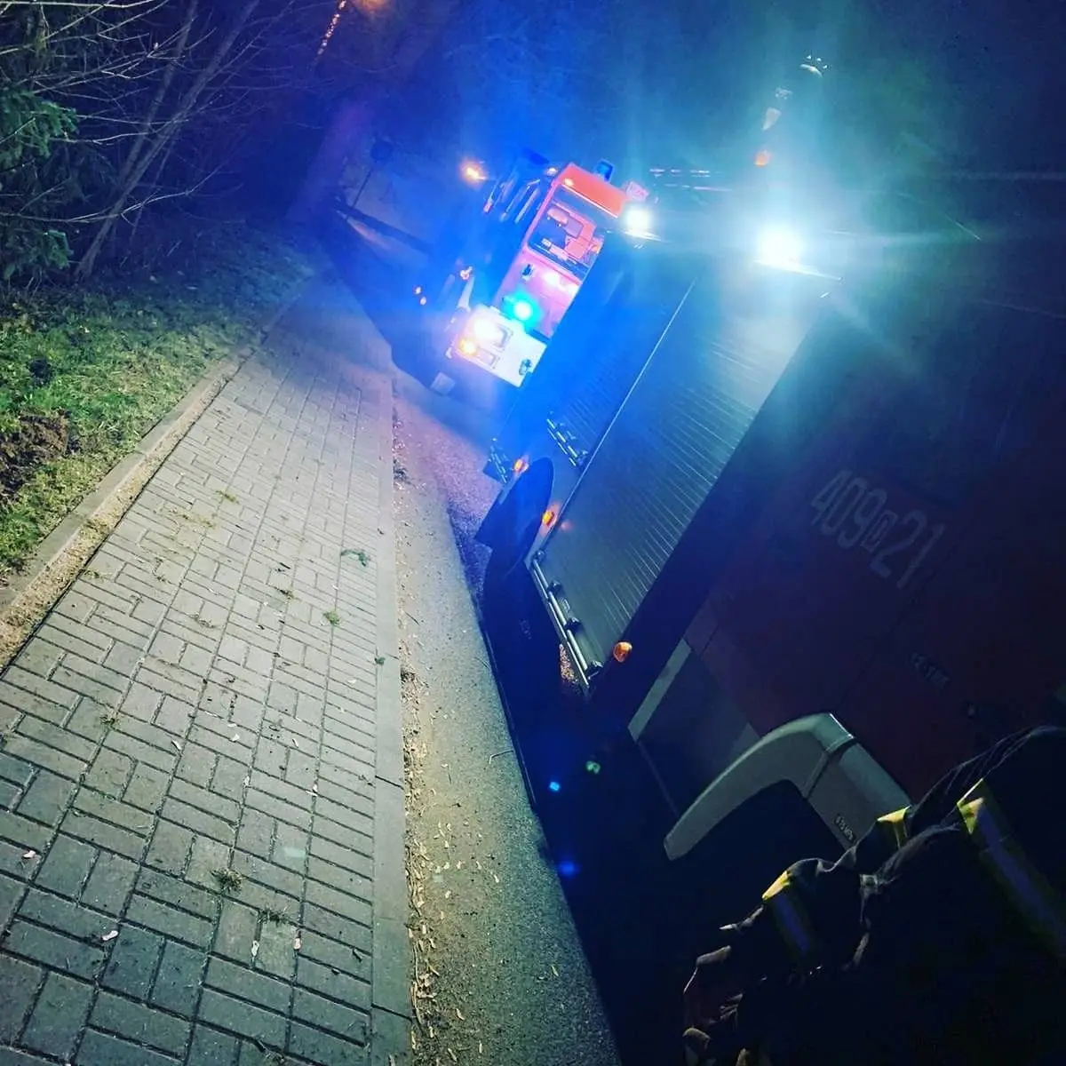Akcja straży pożarnej w Nowogrodźcu