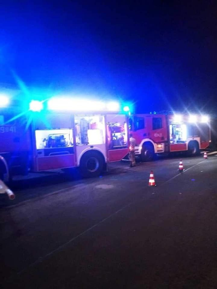 Akcja straży pożarnej w miejscowości Osła