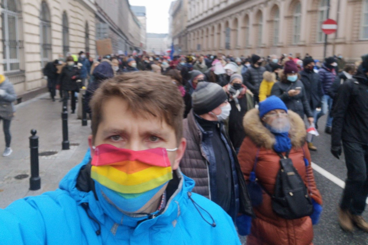 Bolesławianie na Strajku Generalnym w warszawie 13 grudnia 2020