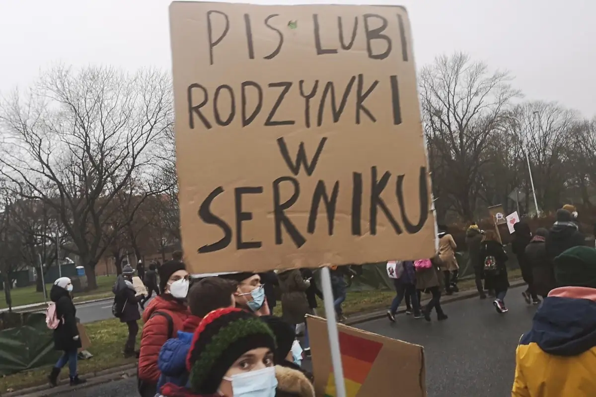 Bolesławianie na Strajku Generalnym w warszawie 13 grudnia 2020