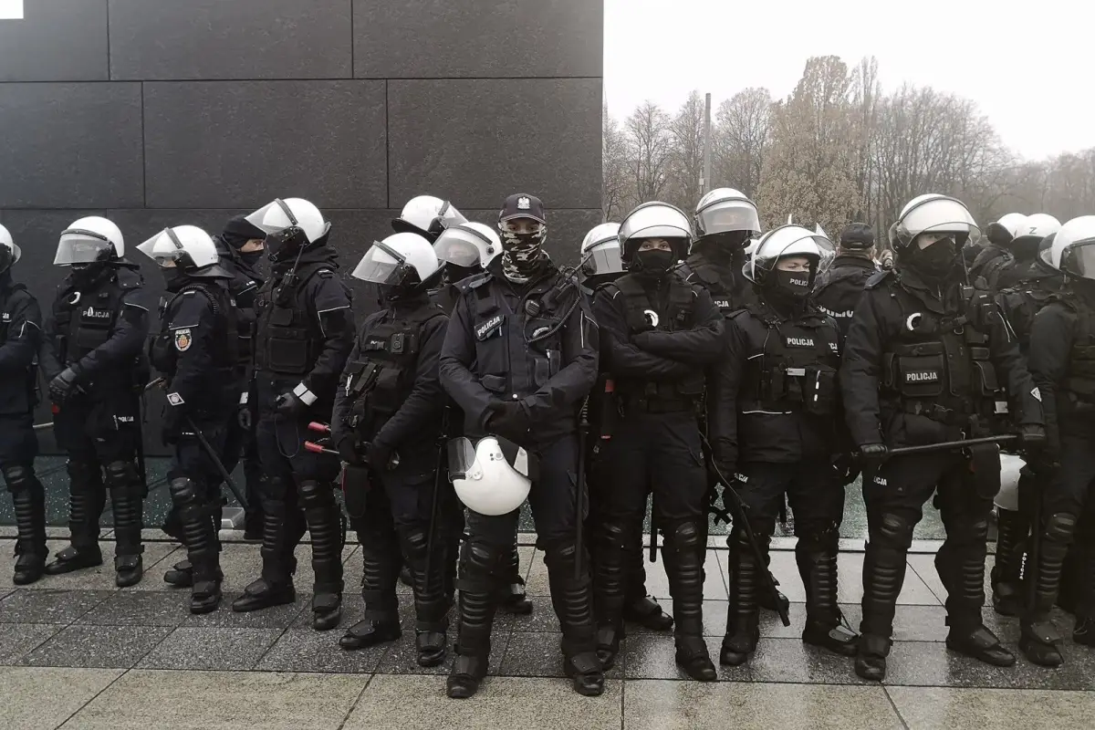 Bolesławianie na Strajku Generalnym w warszawie 13 grudnia 2020