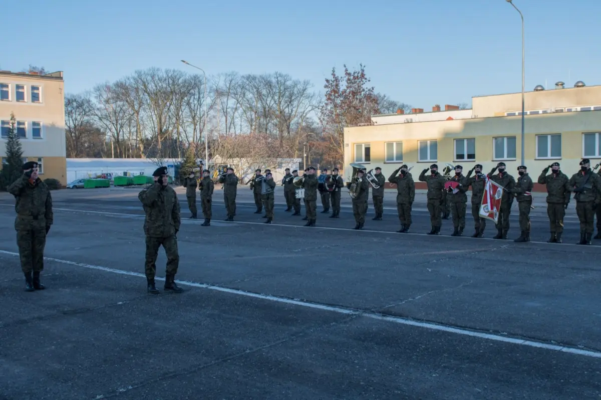 Żołnierska przysięga w Świętoszowie