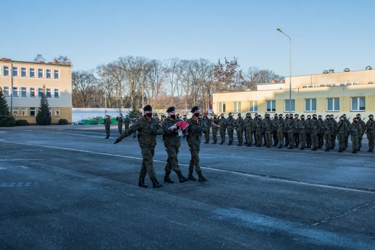 Żołnierska przysięga w Świętoszowie