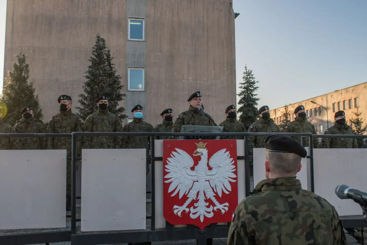 Żołnierska przysięga w Świętoszowie