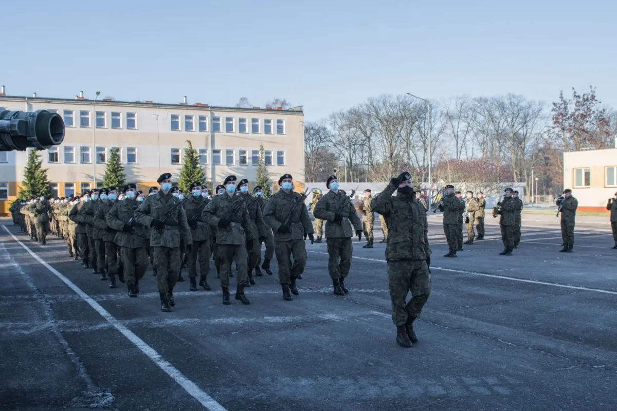 Żołnierska przysięga w Świętoszowie