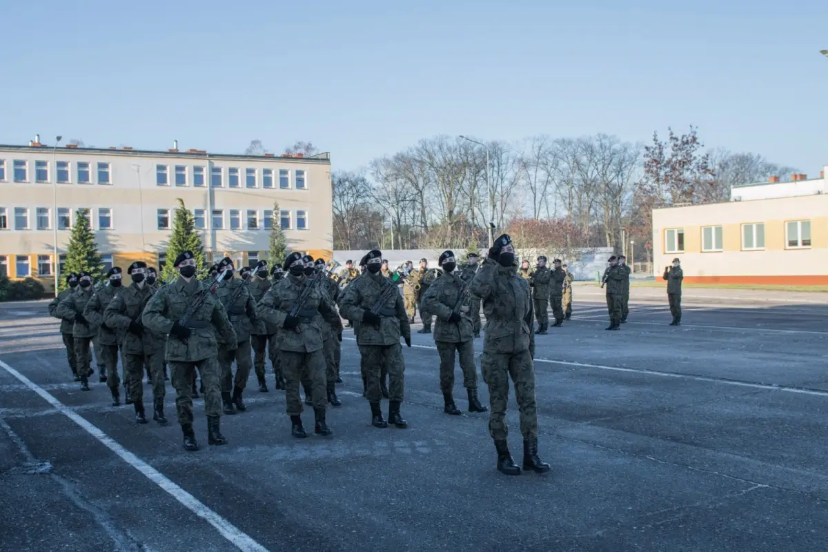 Żołnierska przysięga w Świętoszowie