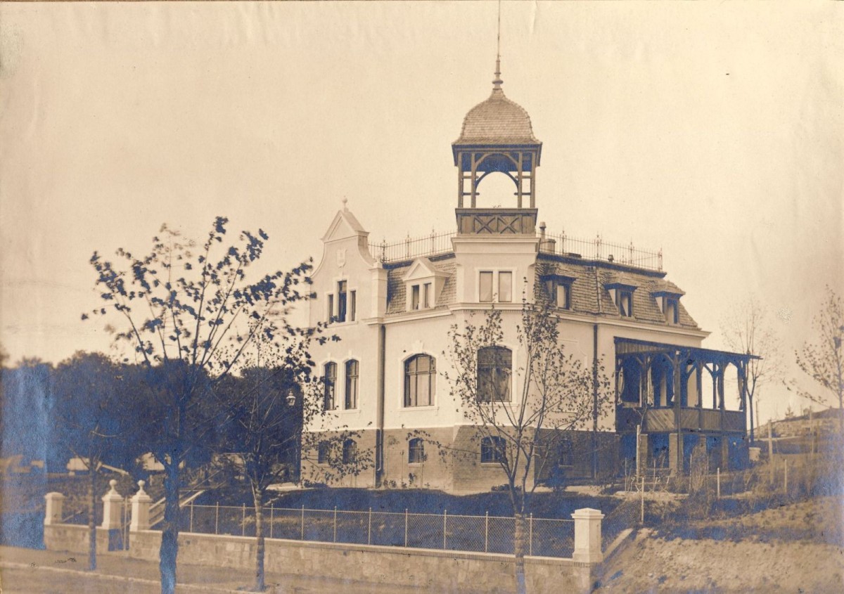 Willa burmistrza H. Richtera, obecnie al. Wojska Polskiego, l. 1902–1920, ze zbiorów Haus Schlesien