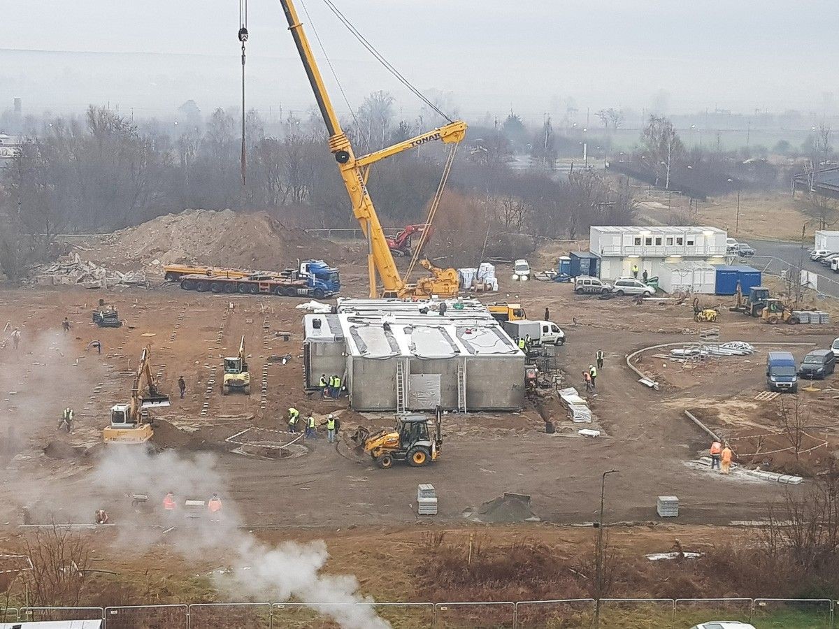Budowa szpitala modułowego w Legnicy