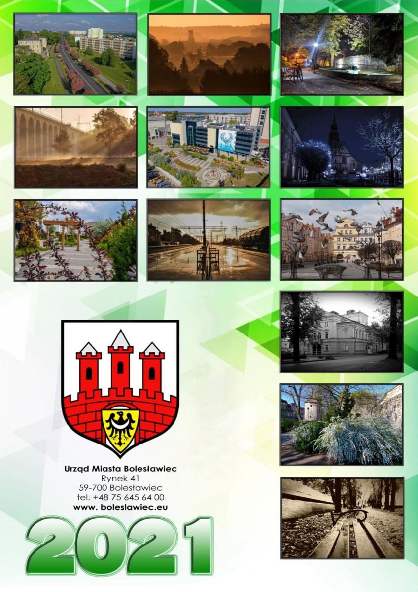 Nagrodzone zdjęcia w kalendarzu miejskim