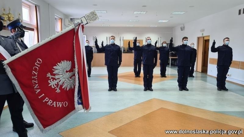 Nowi policjanci w garnizonie dolnośląskim