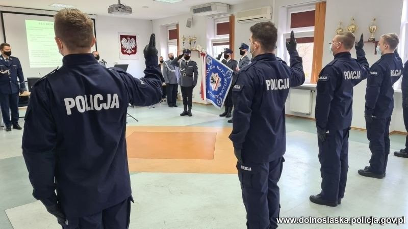 Nowi policjanci w garnizonie dolnośląskim