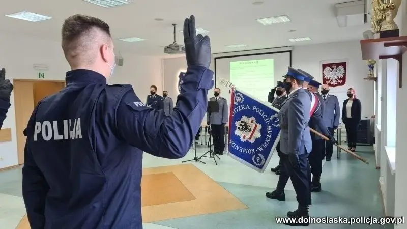Nowi policjanci w garnizonie dolnośląskim