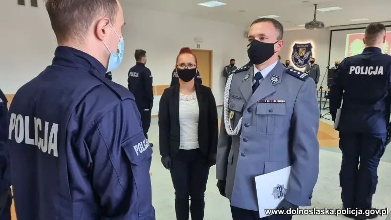Nowi policjanci w garnizonie dolnośląskim