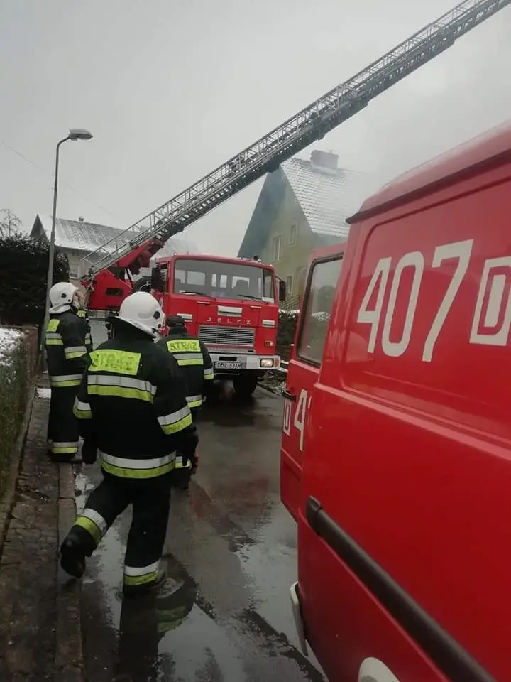 Akcja straży pożarnej w Nowogrodźcu
