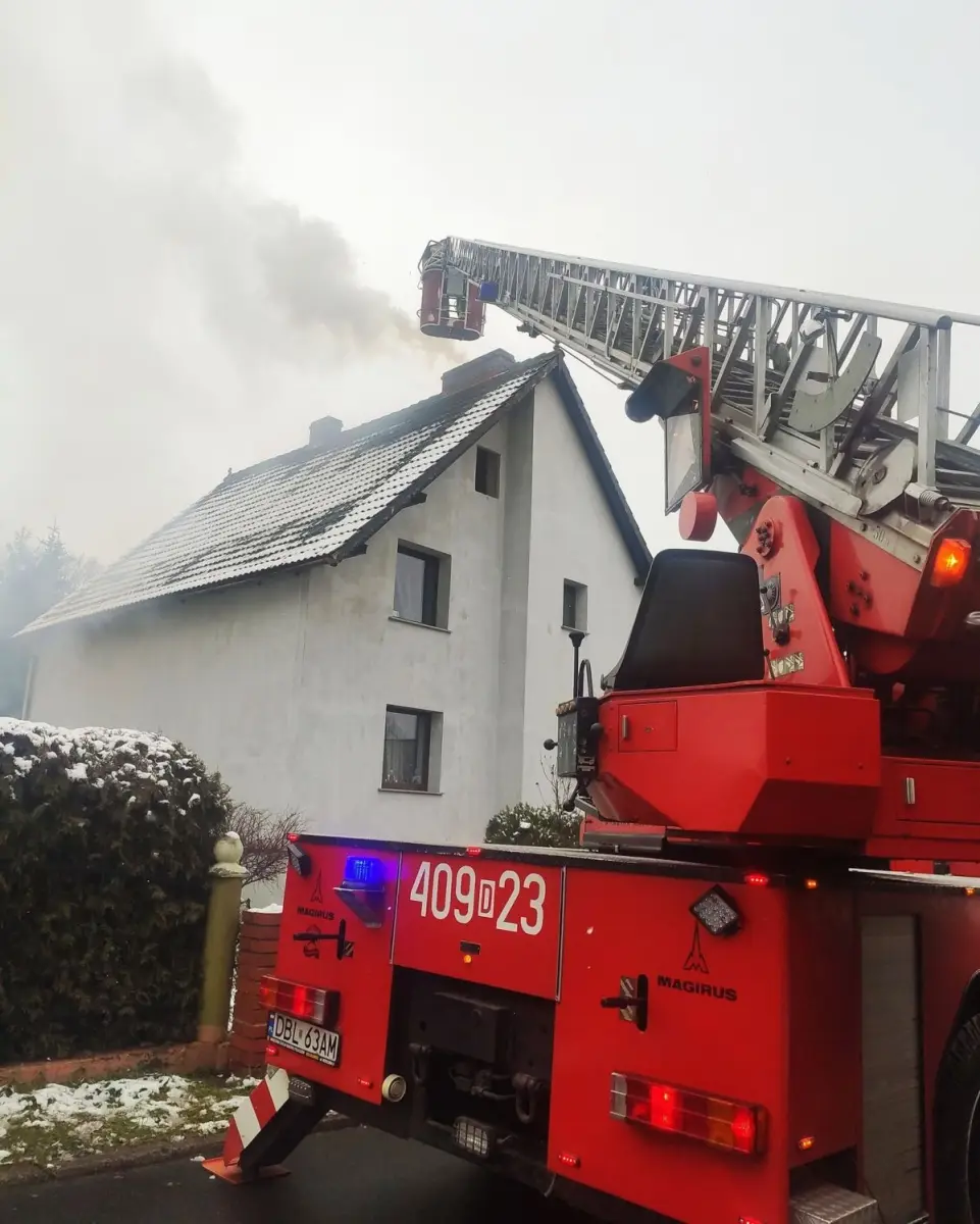Akcja straży pożarnej w Nowogrodźcu