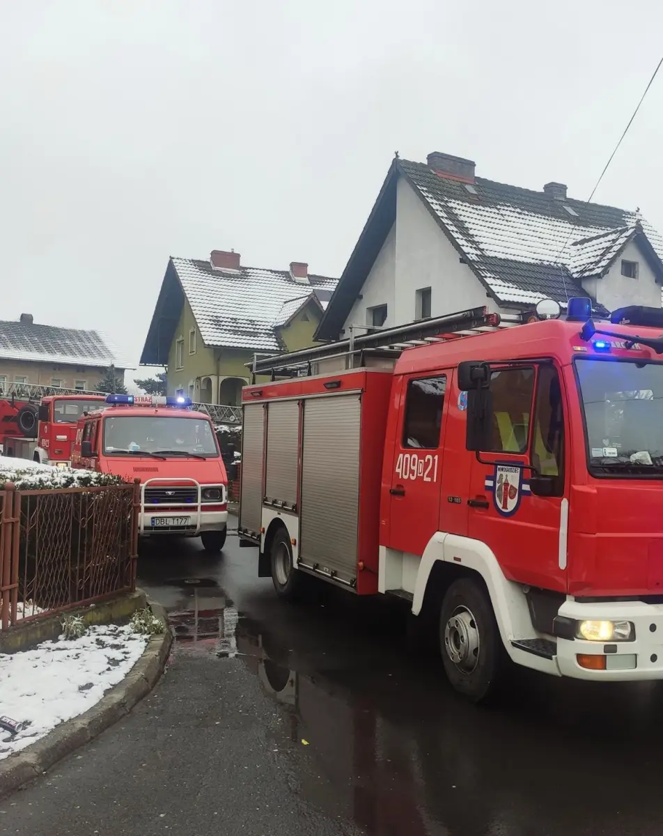 Akcja straży pożarnej w Nowogrodźcu
