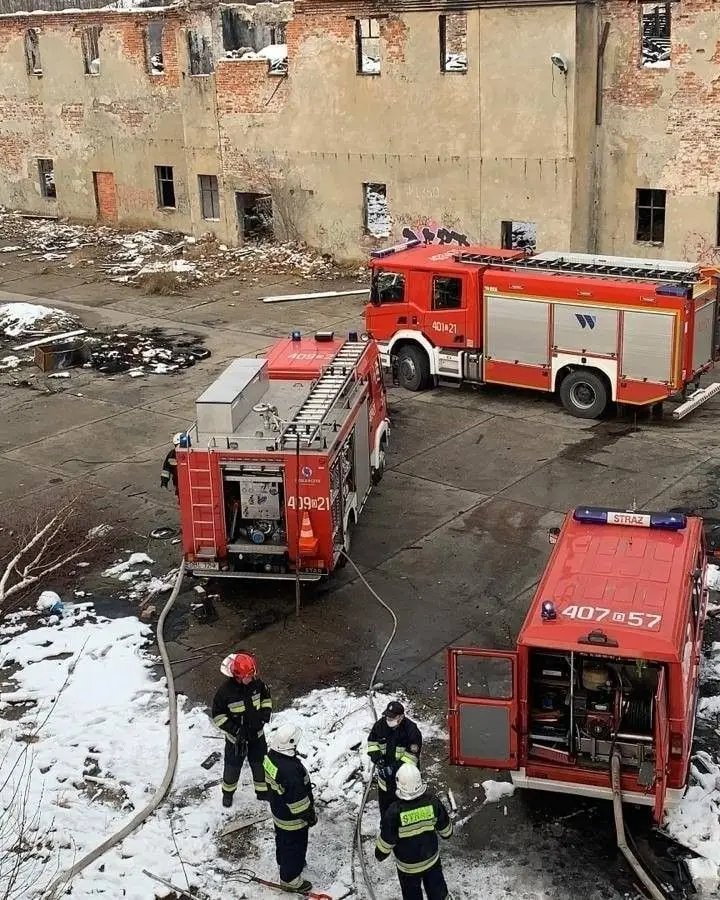 Fire Service Operation at the Former Brickworks in Nowogrodziec (Nowogrodziec Municipality, Bolesławiec County)