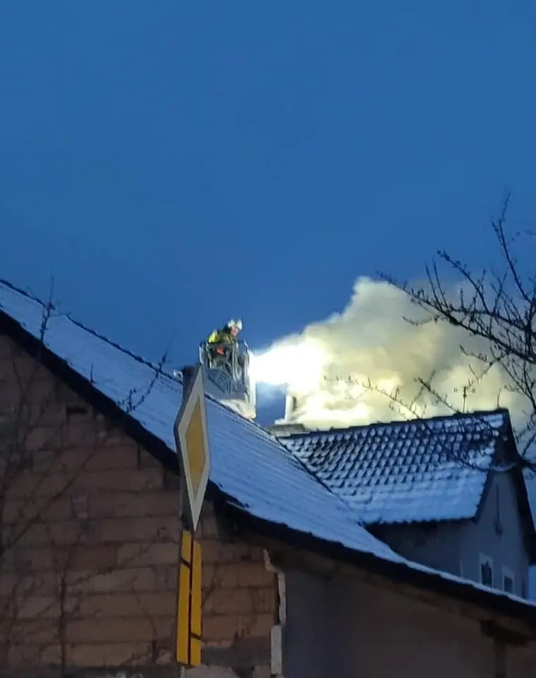 Akcja straży pożarnej w Tomisławiu