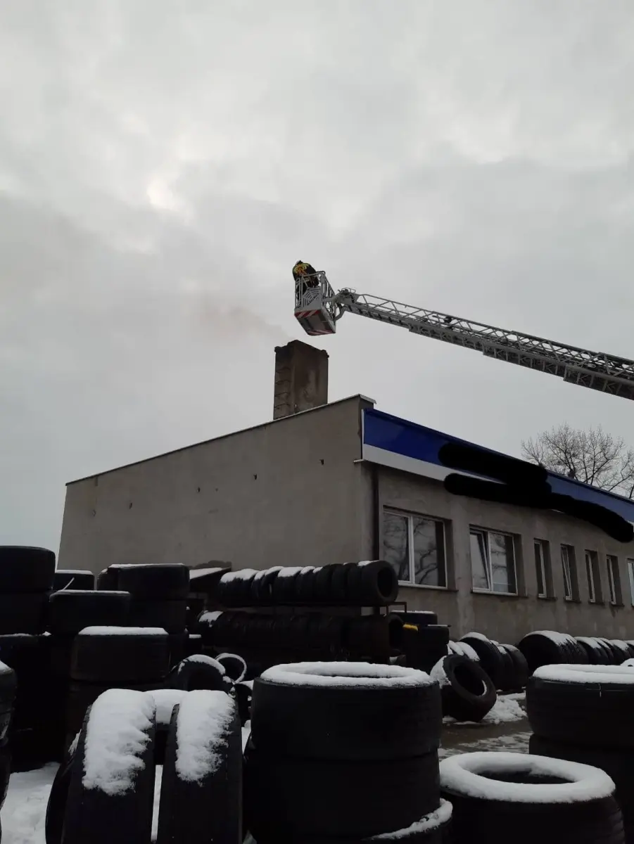 Akcja strażaków w Osłej