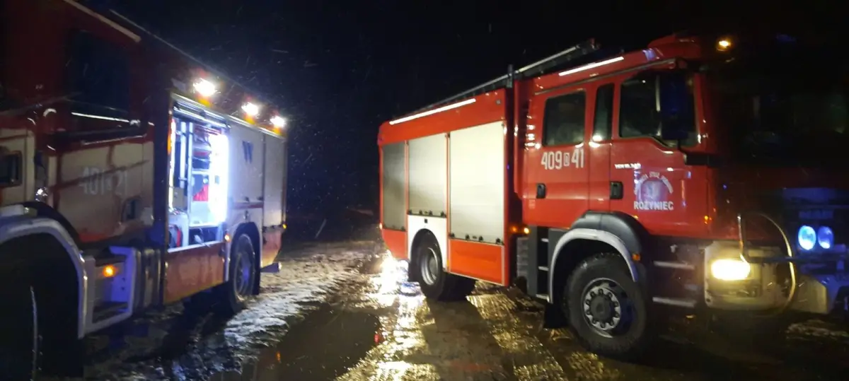 Akcja straży pożarnej w Chościszowicach