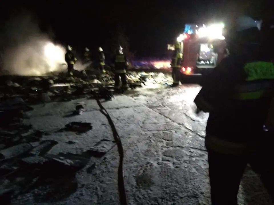 Akcja straży pożarnej w Nowogrodźcu