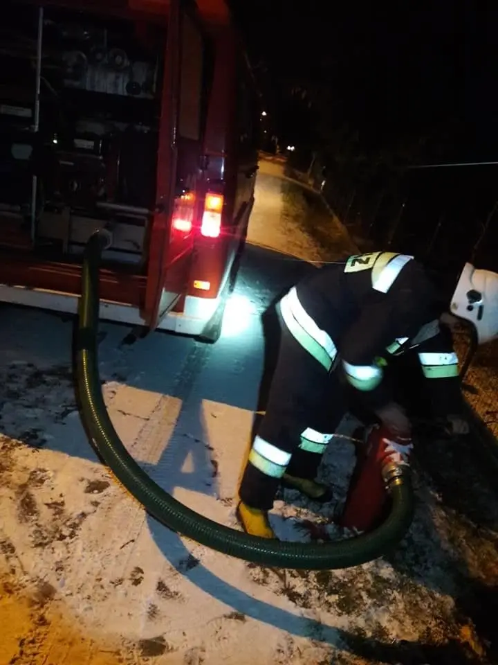 Akcja straży pożarnej w Nowogrodźcu