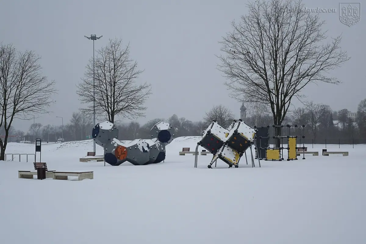 Wiadukt Plaza zimą