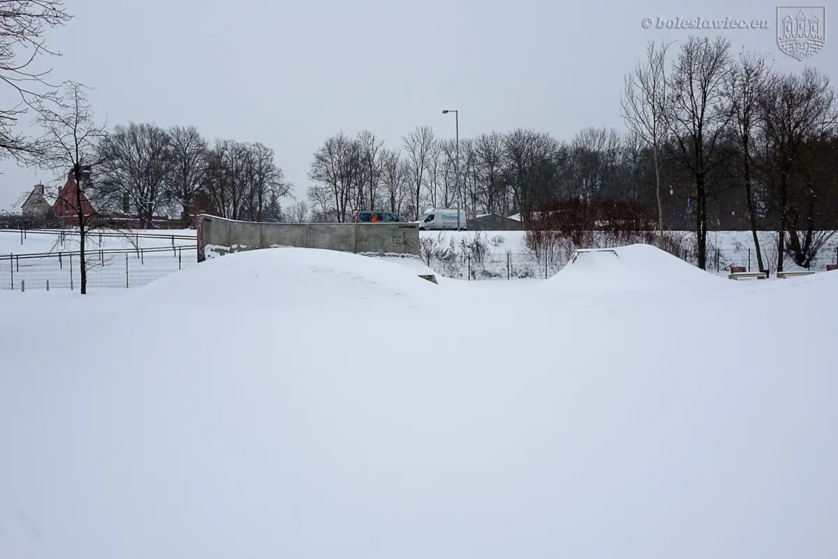 Wiadukt Plaza zimą
