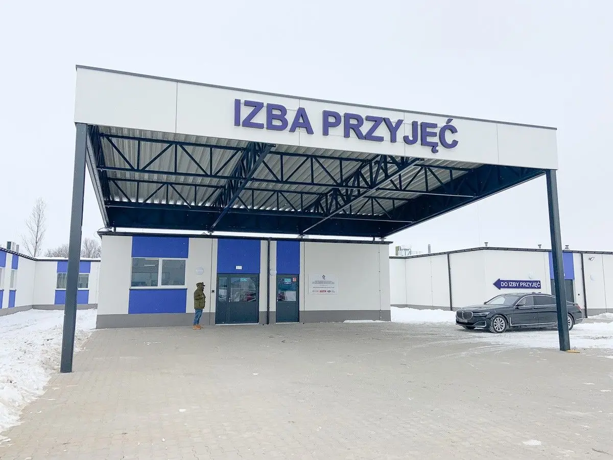 Szpital modułowy w Legnicy