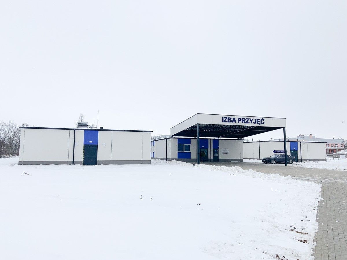 Szpital modułowy w Legnicy