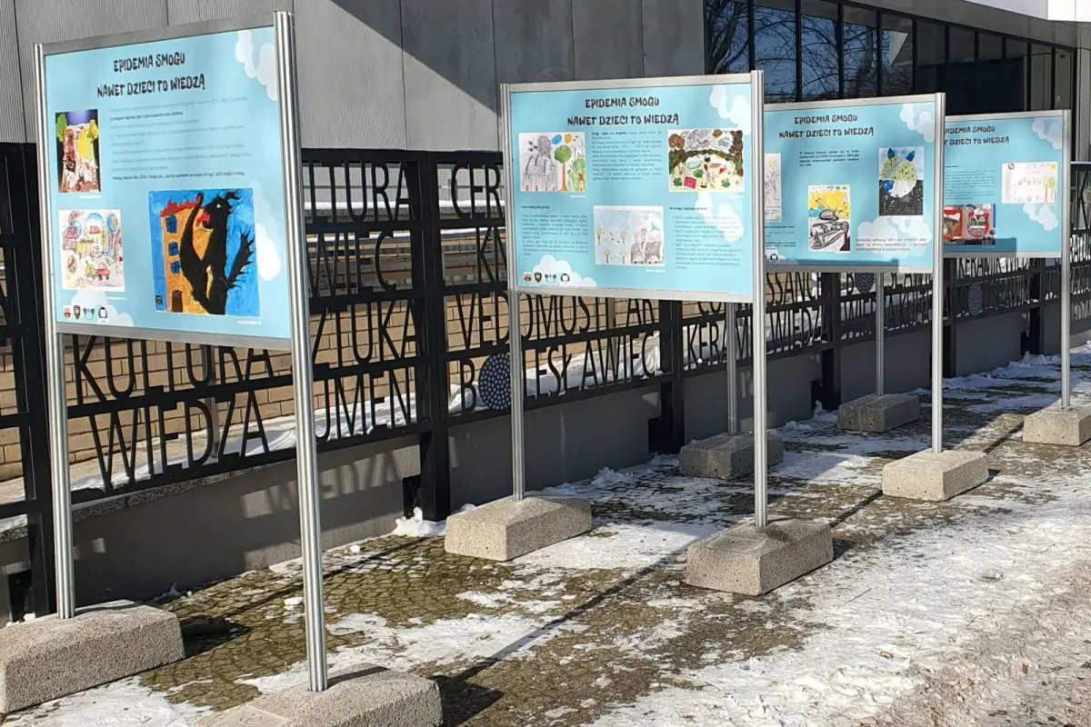 Wystawa „Epidemia smogu. Nawet dzieci to wiedzą” w Bolesławc