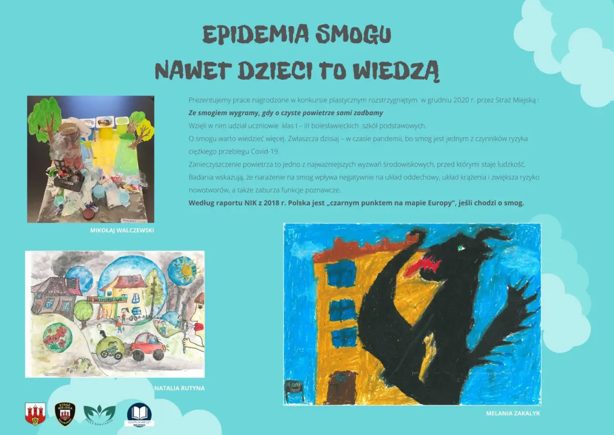 Wystawa „Epidemia smogu. Nawet dzieci to wiedzą” w Bolesławc